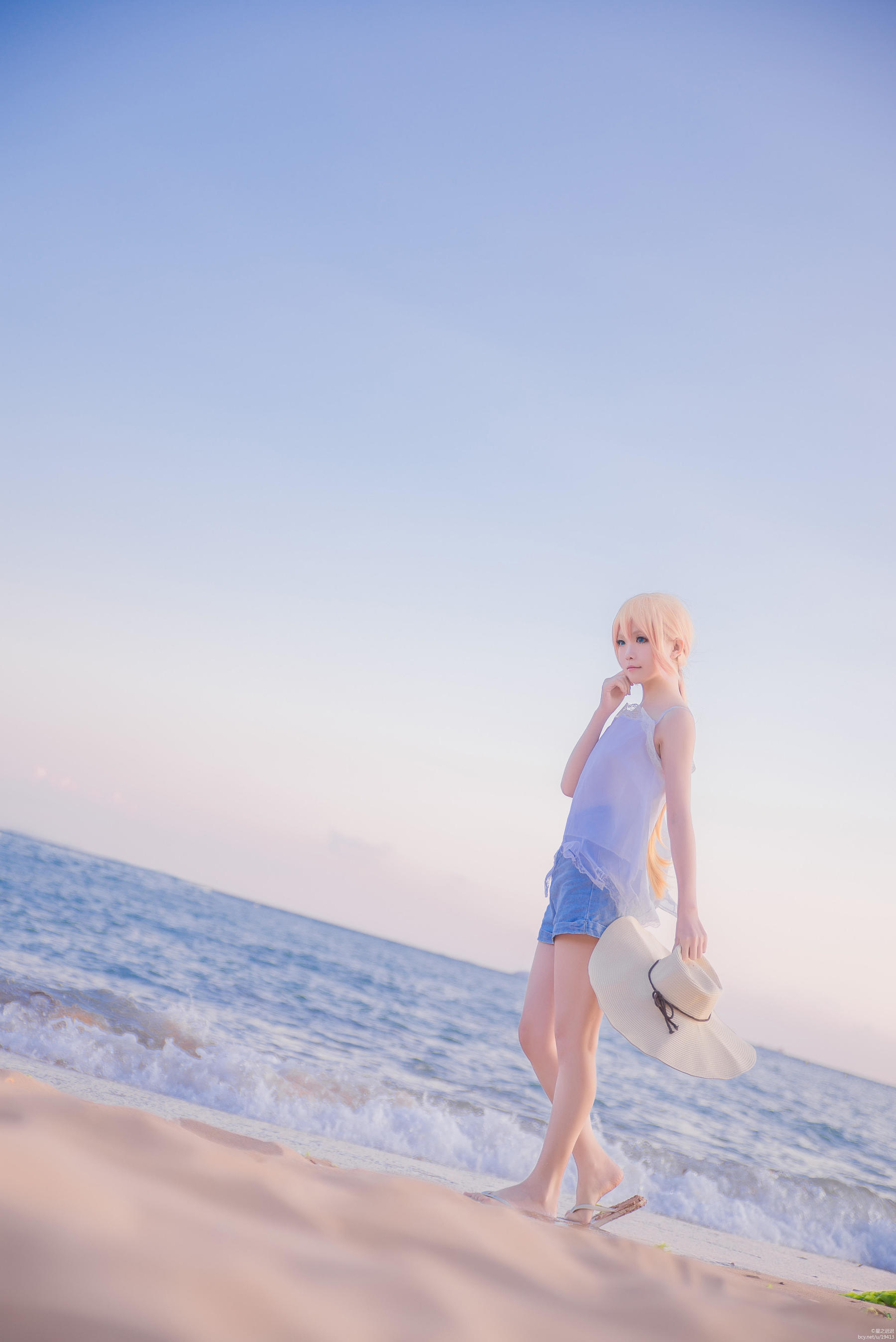 [网红Coser]星之迟迟《刀剑乱舞COS乱藤四郎》写真集插图1